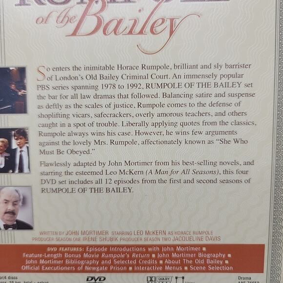 Rumpole of the Bailey DVD Box Set The Complete Seasons 1 & 2 One & Two - Picture 3 of 8